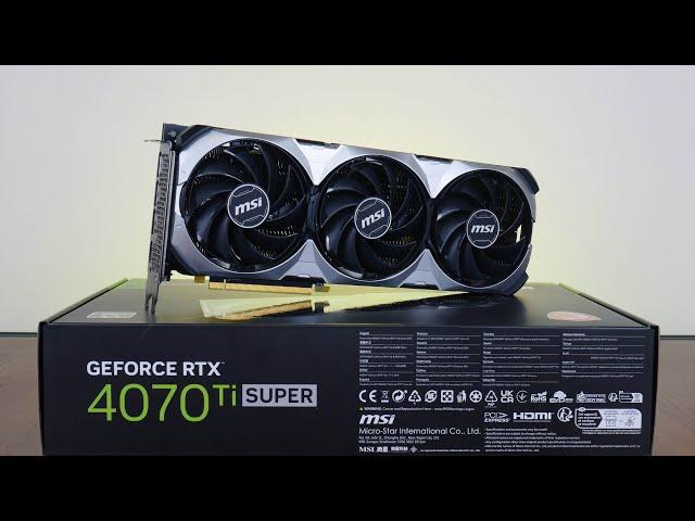 Unboxing: MSI GeForce RTX 4070 Ti SUPER 16G VENTUS 3X