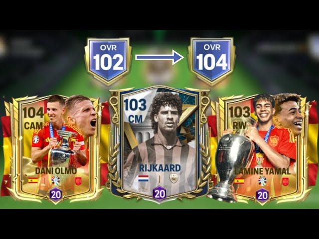 EPIC F2P TEAM UPGRADE 102 TO 104 OVR !!! | EA FC MOBILE 24