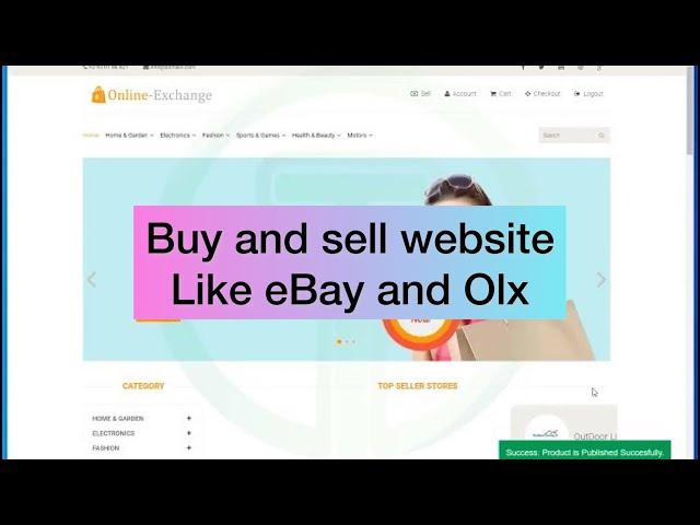 OLX Clone Project in PHP MYSQL || Ebay clone website | sale and buy Project || Thinkswithyou