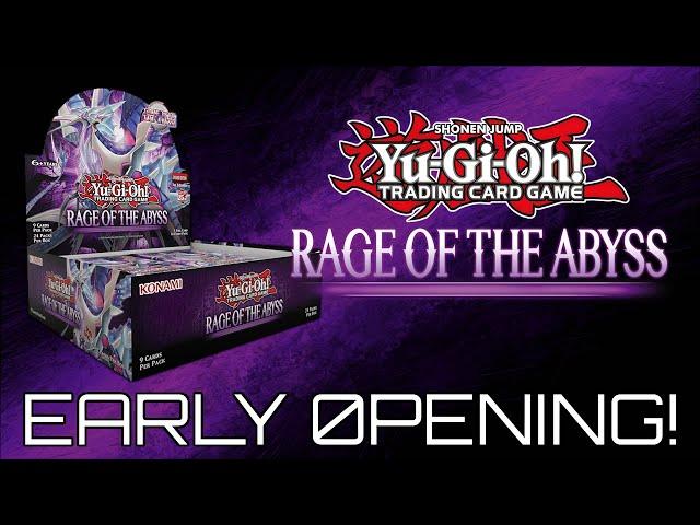 Yu-Gi-Oh! TCG Rage of the Abyss - EARLY OPENING!!!