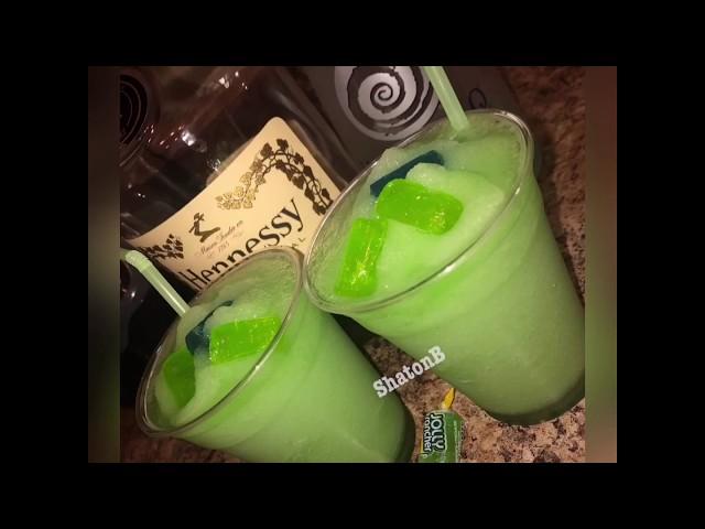 How to make a Incredible Hulk alcoholic frozen drink