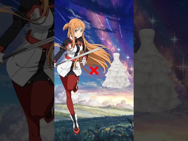 Sword art Online: Asuna Yuuki im wedding dress  #sao #swordartonline #asuna #asunayuuki