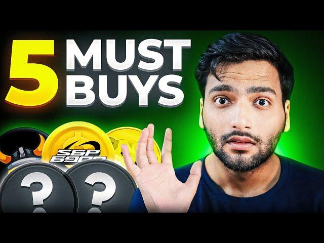 BEST Crypto to Buy Now ! TOP 5 Crypto 2024