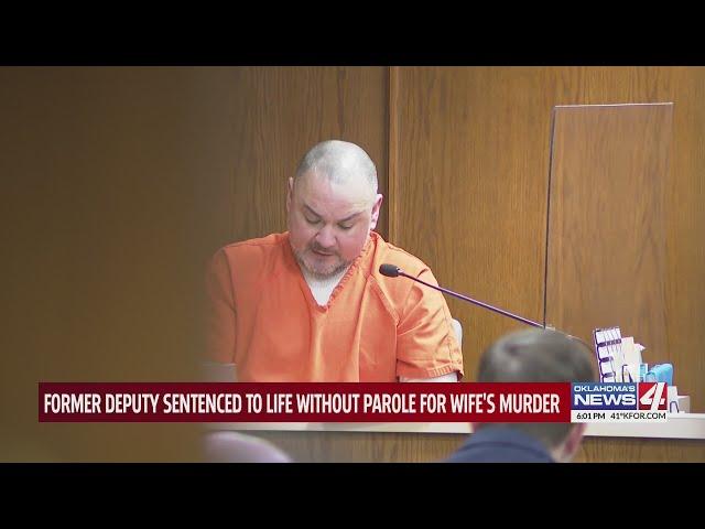 Former deputy sentenced to life without parole for wife's murder