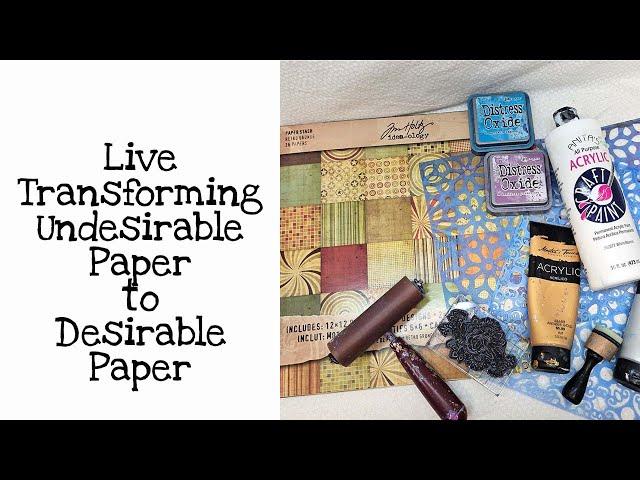 Live Transforming Undesirable Paper to Desirable Paper