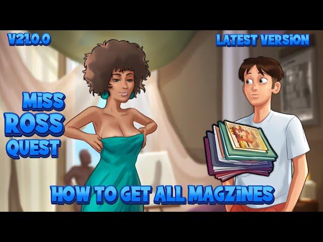 How to get all 3 Stacks of Magazines - Summertime Saga 21.0.0 (Latest Version)