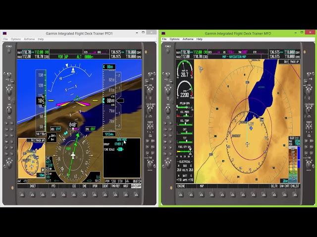 GARMIN 1000 - DENİZLİ ÇARDAK LTAY DESEM1M SID VE ILS Z RWY 23 YAKLAŞMASI