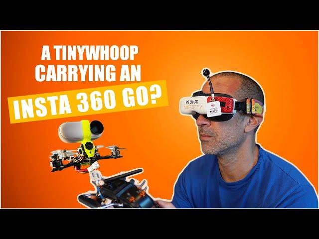 A tinywhoop that can carry an Insta360 Go 2? - Flywoo Firefly Nano baby - Review