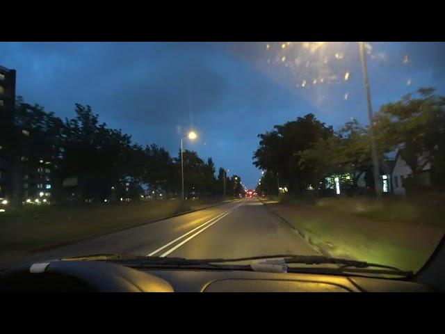 DRIVING THROUGH HEEMSKERK, THE NETHERLANDS (LIVE)