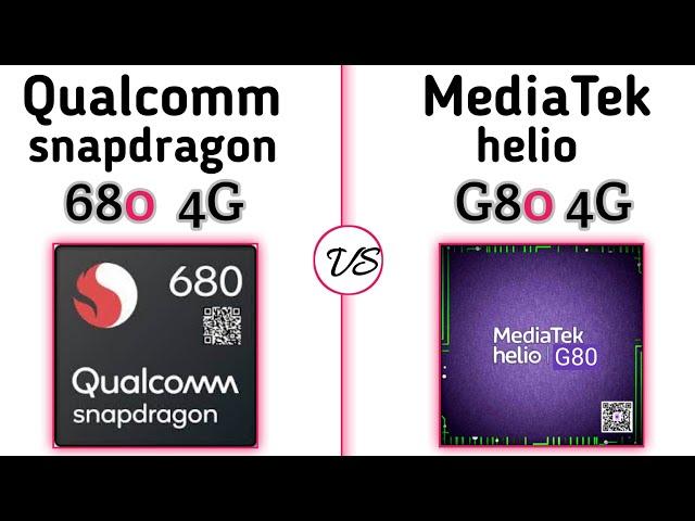 Snapdragon 680 vs MediaTek Helio G80 || what's a better For YOU ?