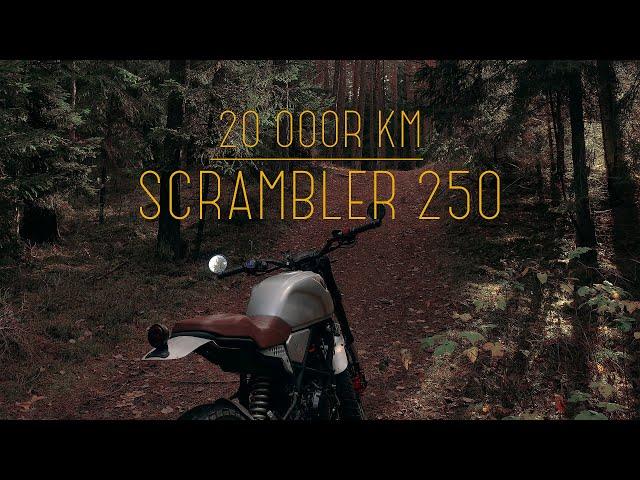 Мотоцикл Scrambler 250 спустя 20 000 км