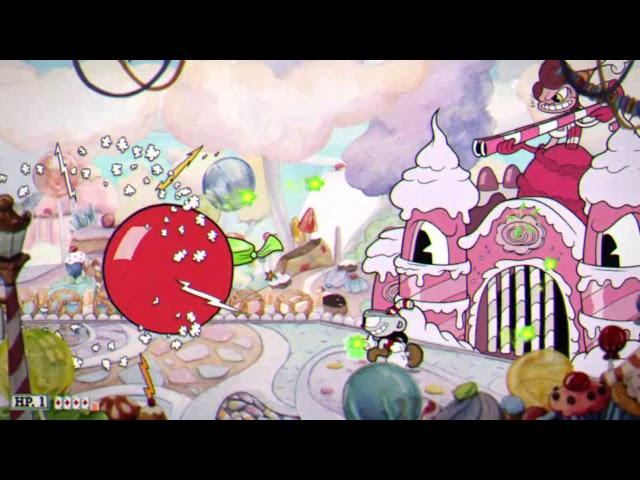 Cuphead - Baroness Von Bon Bon - Boss Fight on Simple=Easy Mode (60 fps) - Xbox One