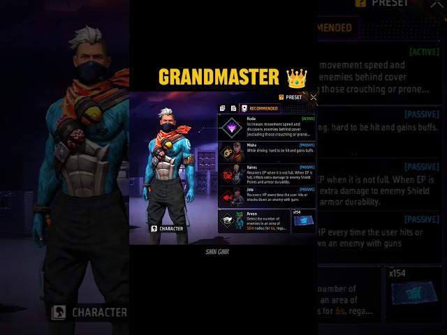 TOP 5 Best Character Skill Combination For BR Rank New Season! #freefire