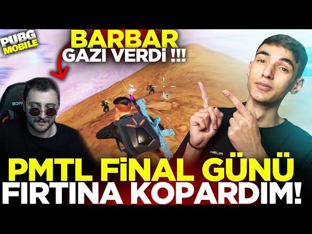 BARBAR İLE NEFES KESİCİ PMTL TURNUVA FİNALİ GAMEPLAY / PUBG MOBİLE