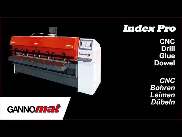 Drill Glue Dowel Machine _ GANNOMAT Index Pro