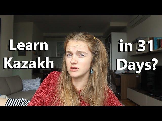 Learning Kazakh in 31 days