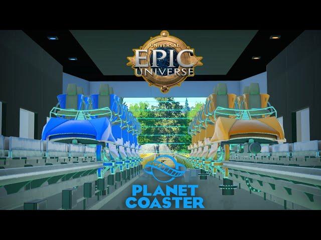 Starfall Racers | Full POV's - Epic Universe (Planet Coaster)