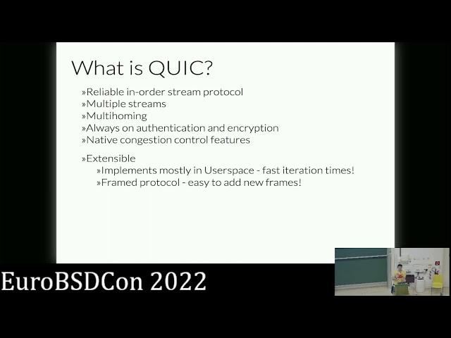 Making FreeBSD QUIC - Tom Jones - EuroBSDcon 2022