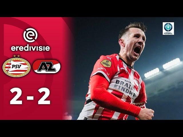 De Jong mit Doppelpack! PSV zeigt Comeback-Qualitäten | PSV Eindhoven - AZ Alkmaar