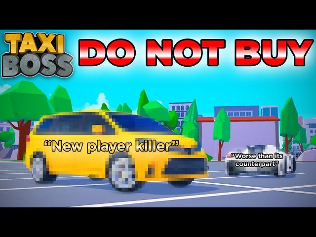 5 Cars you must avoid buying in Taxi Boss (Roblox Taxi Boss)