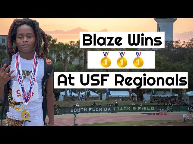 Blaze Dominates Usf Regionals Track Meet