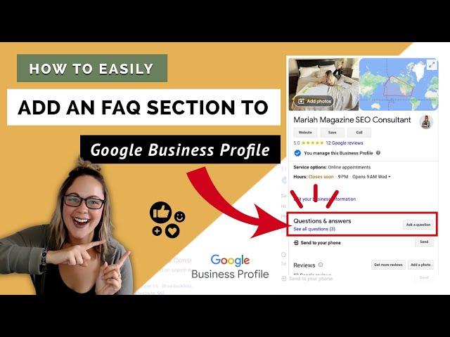 Add FAQs to Google Business Profile | Setup Questions & Answers on Google My Business Listing