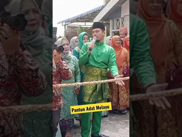 Adat Melayu Berbalas Pantun #shorts #viral #tiktok #trending #pantun #pernikahan #lucu  #melayu