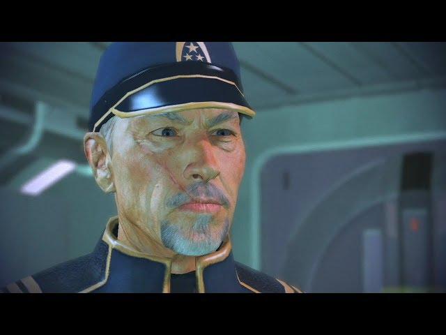 Mass Effect Trilogy: Admiral Hackett All Scenes Complete(ME2, ME3)