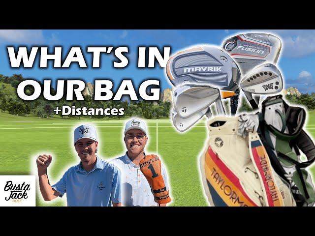 What's in our bag! (w/CARRY DISTANCES) - Flightscope Mevo+