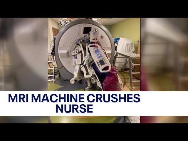 Nurse crushed by accident with MRI machine | KTVU