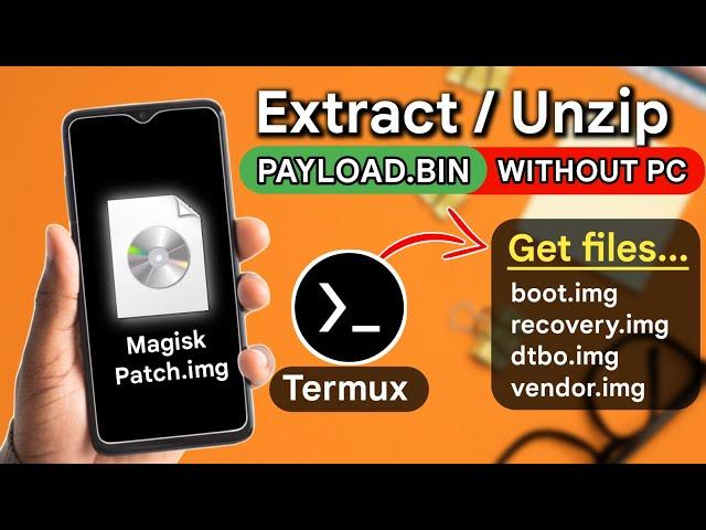 How To Extract (Payload.bin) File Without PC || Using Termux||