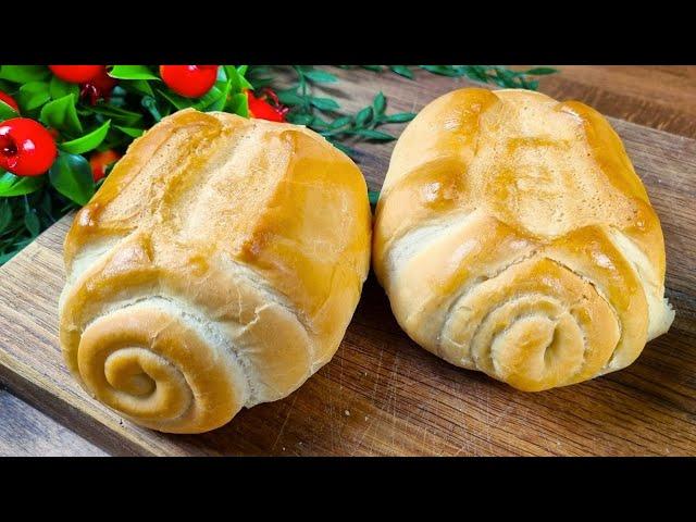 Italian bread Fluffy and soft bread roll Easy recipe