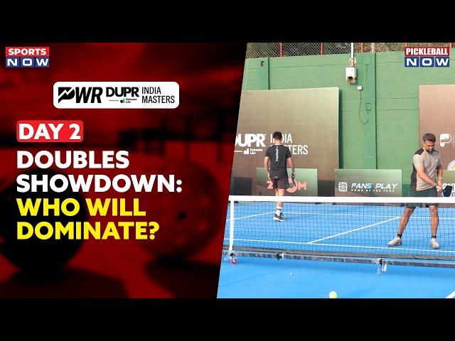 Watch Live: Exciting Day 2 Matchups at PWR DUPR India Masters 2024 | Doubles Showdown