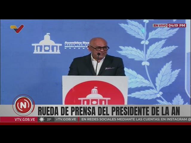 Jorge Rodríguez presenta audios de Edmundo González y de la reunión en la que firmó la carta