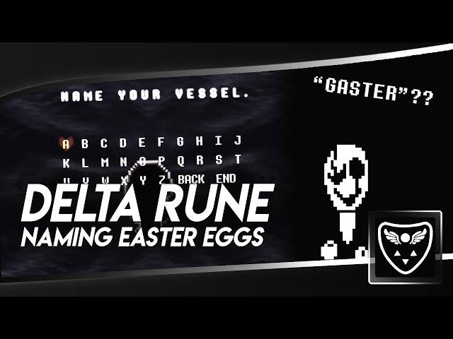 DELTA RUNE - NAME EASTER EGGS & SECRETS