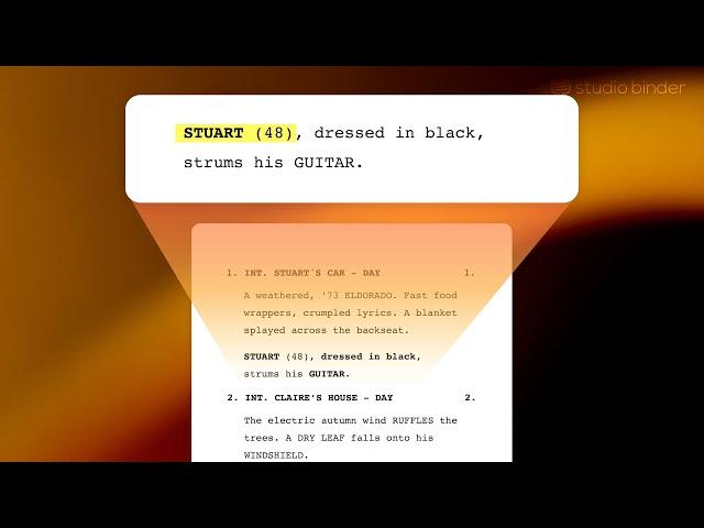 How to Format a Screenplay — How to Introduce a Character in a Screenplay