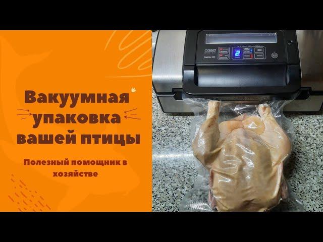 Вакуумная упаковка продукции. Caso FastVAC 500.