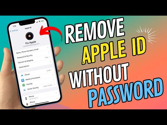 How to remove Apple ID without password [2023] - Remove/Delete Apple ID Without Password on iPhone