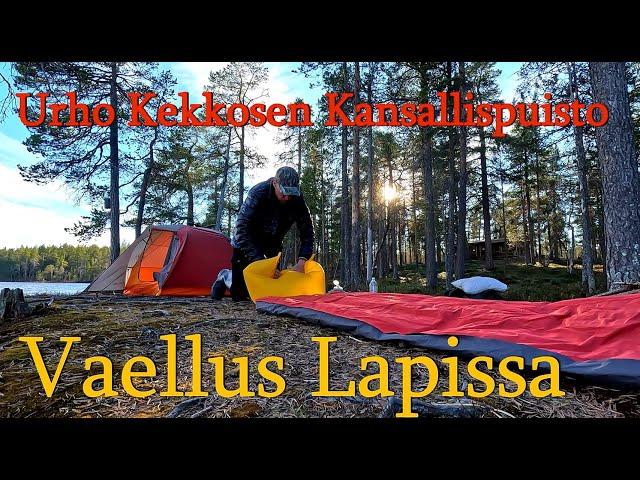 Vaellus Lapissa. Urho Kekkosen kansallispuisto. Lankojärvi- Rautulampi