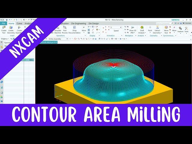 #nx #cam #contour #area | #nx #cam #contour #surface #area