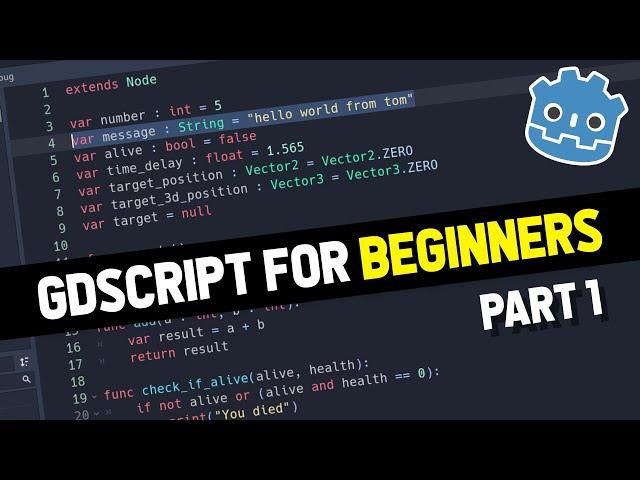 GDScript (and Programming!) for Beginners in Godot 3.2