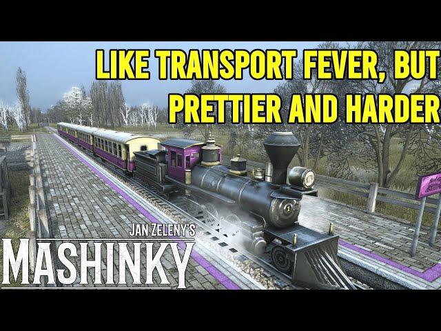 Train based Logistics game that's better than Transport Fever | Mashinky | ep1