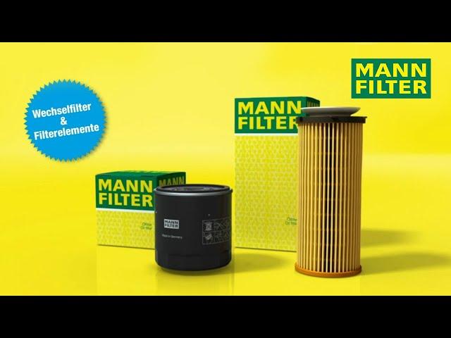 Wie funktionieren Ölfilter? Eine Produktanimation von MANN-FILTER