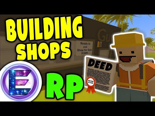 Unturned - Building a shop ready to use | Buying old shops and doing them up ( Unturned RP )