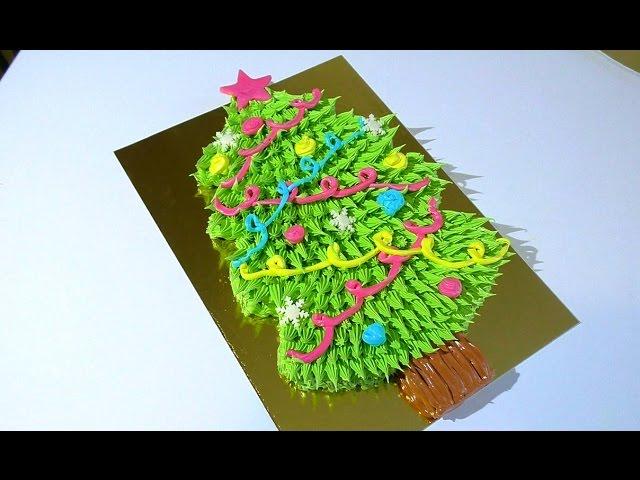 Новогодний торт Ёлка Кремовые торты   Christmas Tree Cake