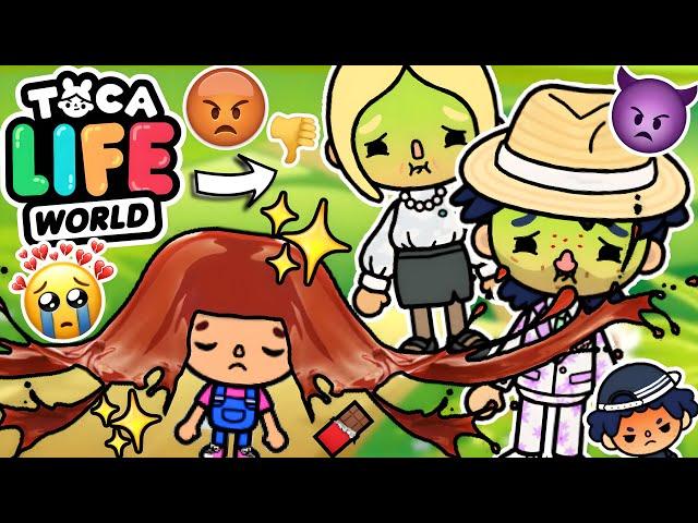  МОЯ СЕМЬЯ НЕНАВИДИТ МЕНЯ, ПОТОМУ ЧТО МОИ ВОЛОСЫ ШОКОЛАДНЫЕ!  Toca Boca Life World