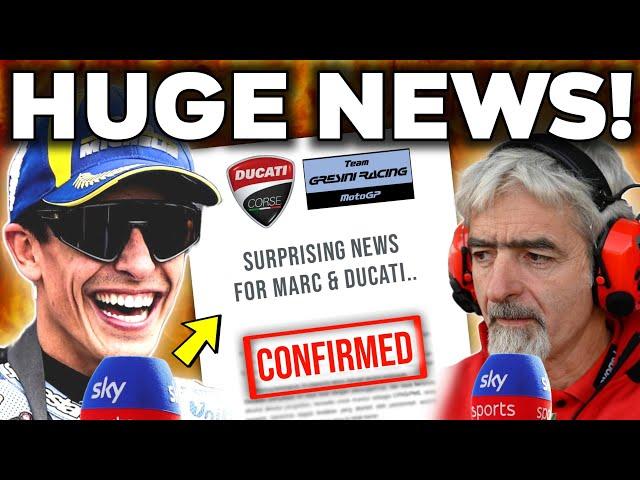 HUGE NEWS for Marc Marquez JUST LEAKED after Ducati Boss & Martin BOLD Statement | MotoGP News