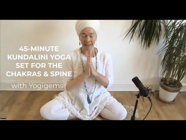 45-minute Kundalini Yoga for the Chakras & Spine | Yogigems