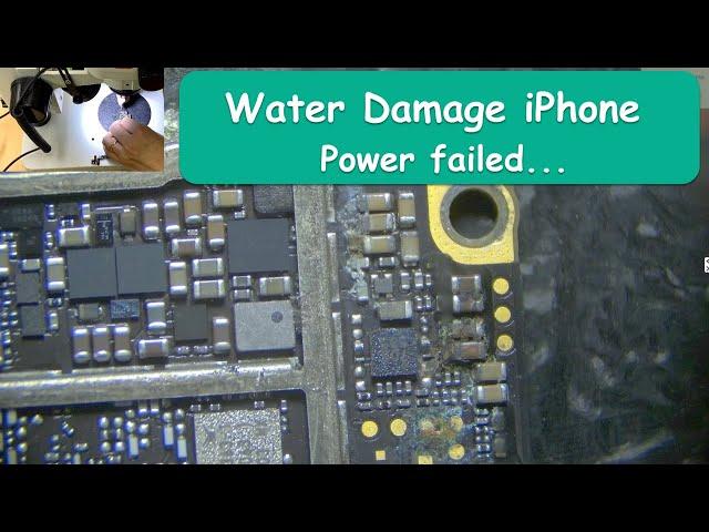 Water Damaged iPhone 7 Plus Repair Process