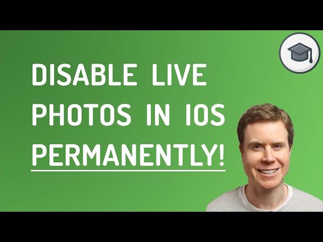 How To Turn Off Live Photos in IOS (iPhone and iPad)